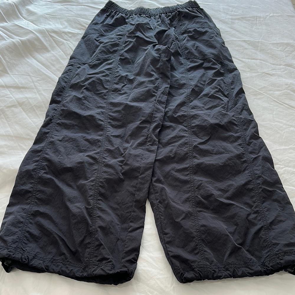Free people Black Wide-Leg Pants